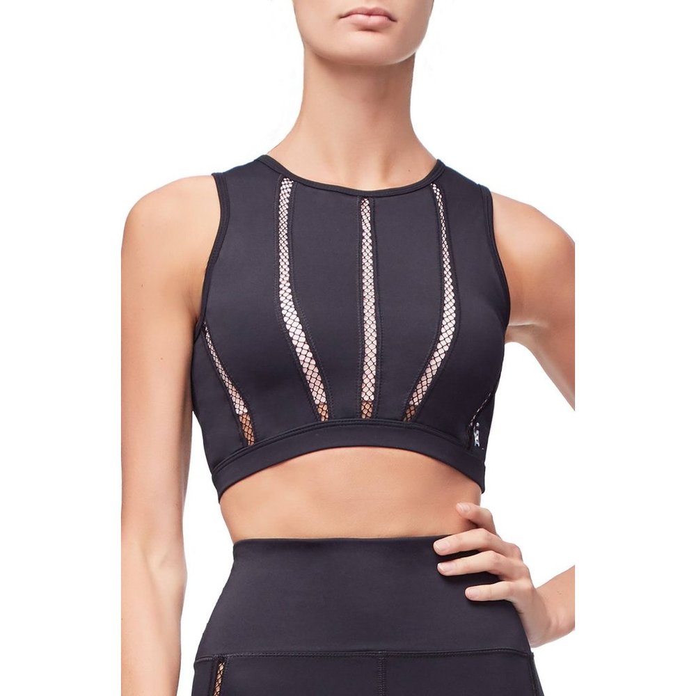 Good American Tops Good American Trim Insert Crop Top The Curve fitted size 3 La